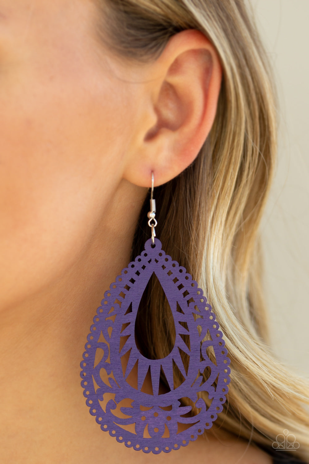 Paparazzi ♥ Zesty Zen - Purple ♥ Earrings