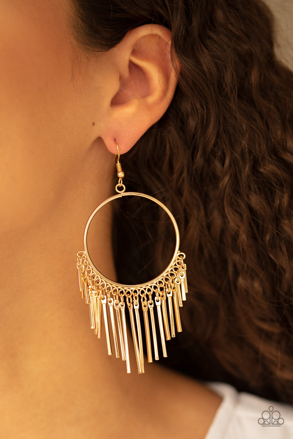 Paparazzi ♥ SOL Food - Gold ♥ Earrings