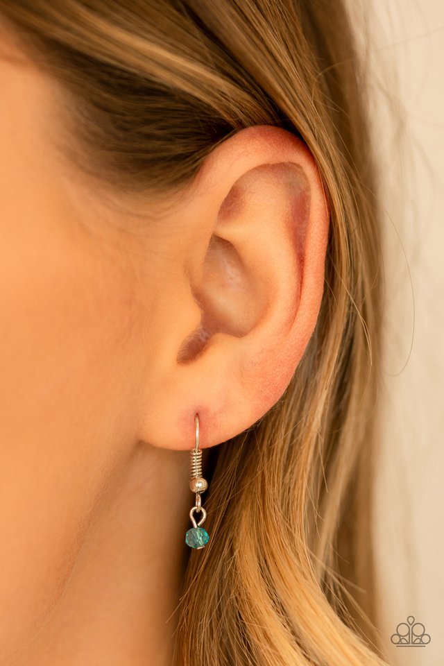 Paparazzi ♥ Dainty Demure - Blue ♥ Necklace