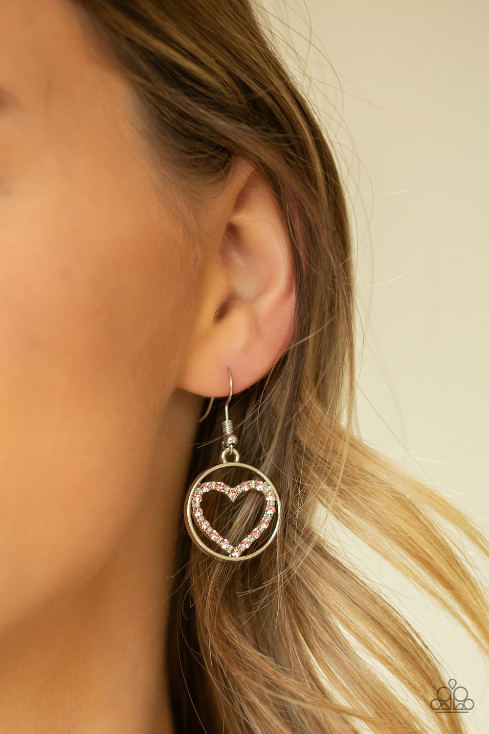 Paparazzi ♥ With My Whole Heart - Pink ♥ Necklace