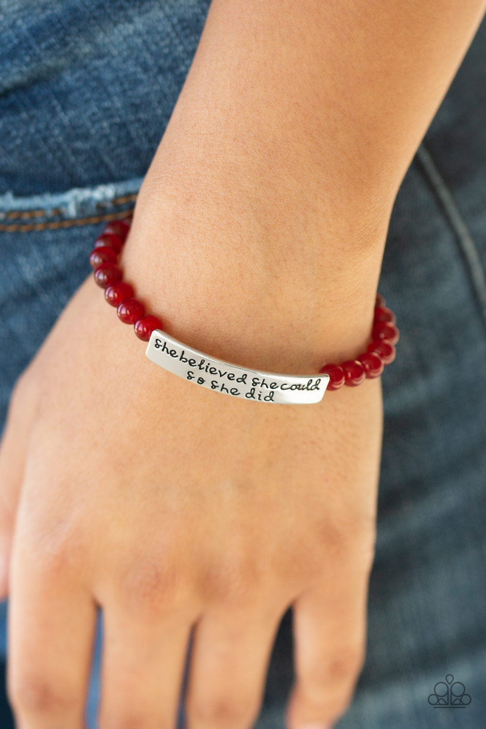Paparazzi ♥ So She Did - Red ♥ Bracelet