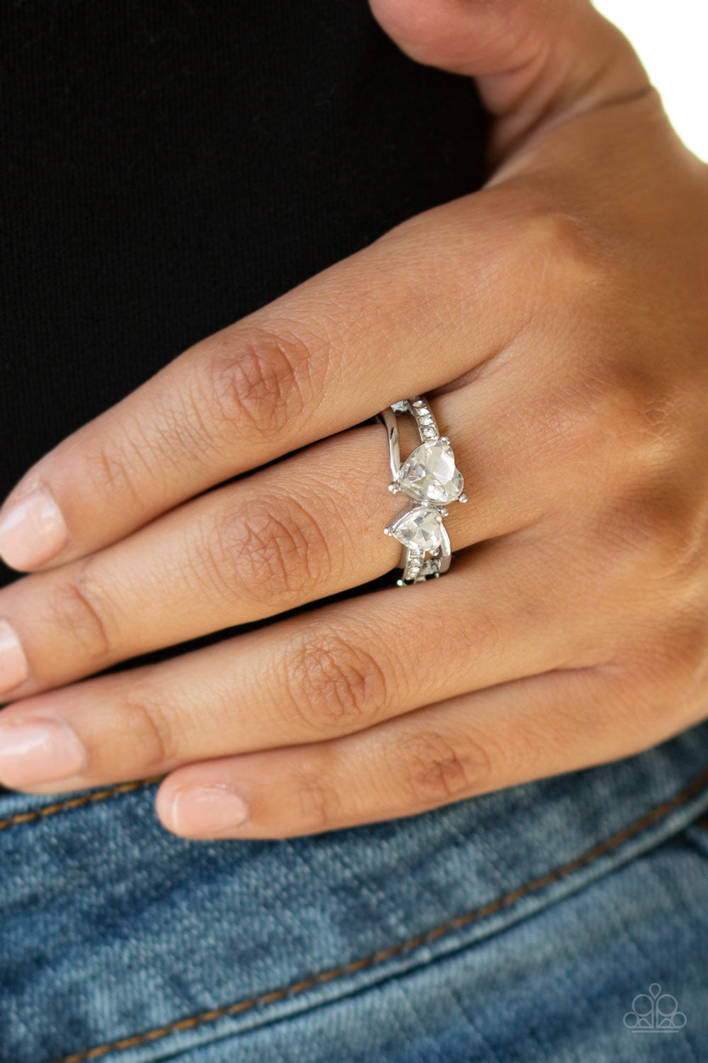 Paparazzi ♥ Always Adored - White ♥ Ring