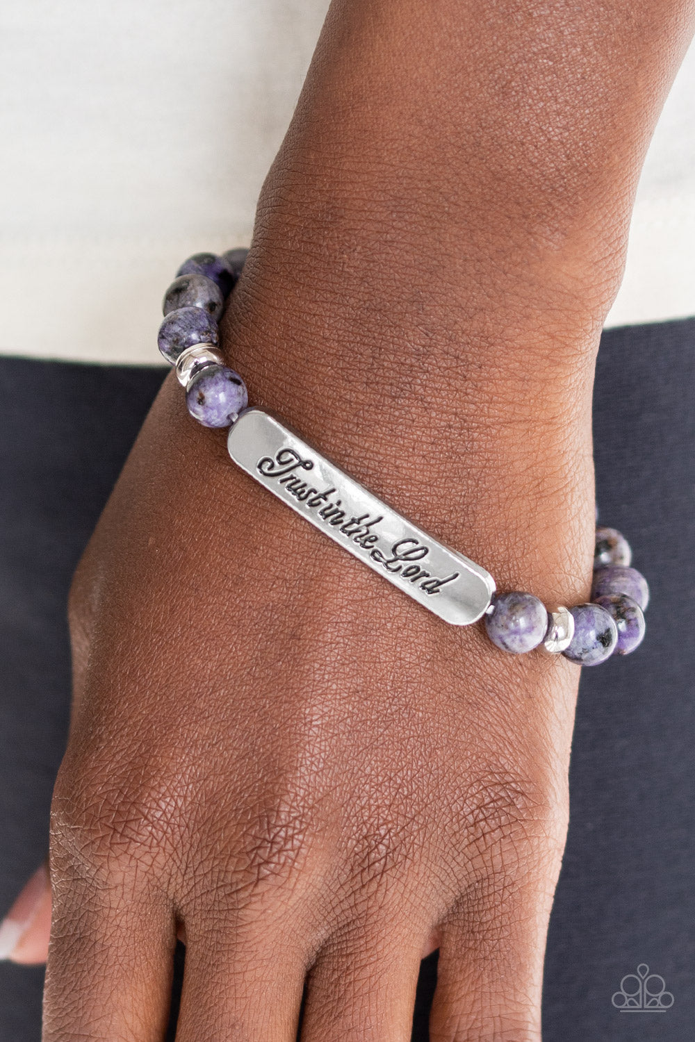 Paparazzi ♥ Keep The Trust - Purple ♥ Bracelet