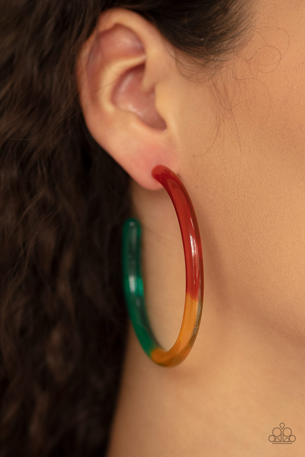 Paparazzi ♥ Awesome Aura - Multi ♥ Earrings