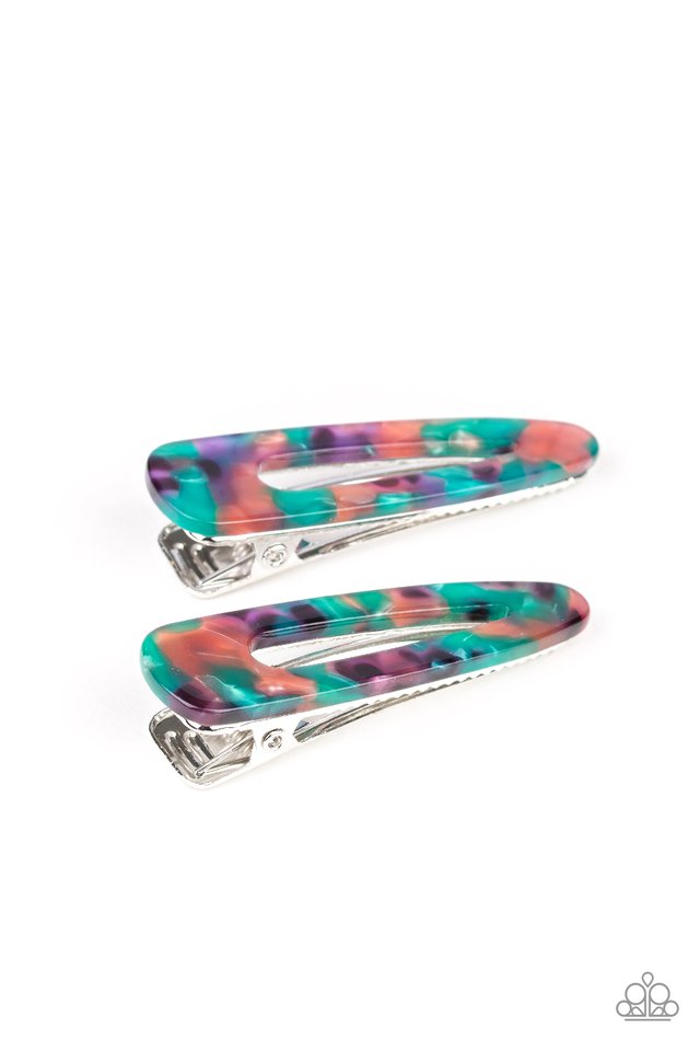 Paparazzi ♥ My CLIPS Are Sealed - Multi ♥ Hair Clip