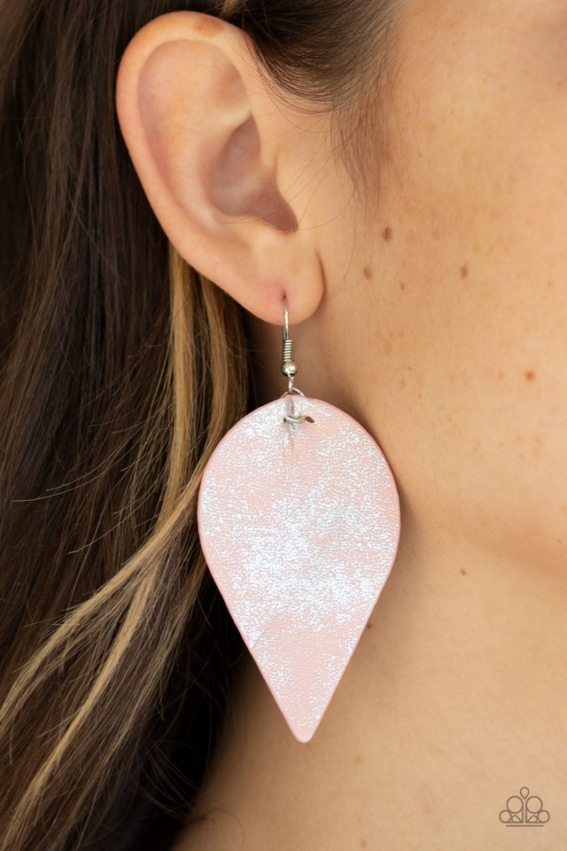 Paparazzi ♥ Enchanted Shimmer - Pink ♥ Earrings