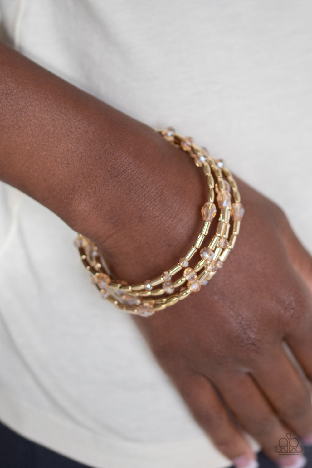 Paparazzi ♥ Regal Remix - Gold ♥ Bracelet