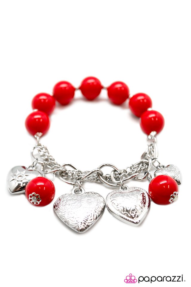 Paparazzi ♥ Heart of Hearts - Red ♥ Bracelet
