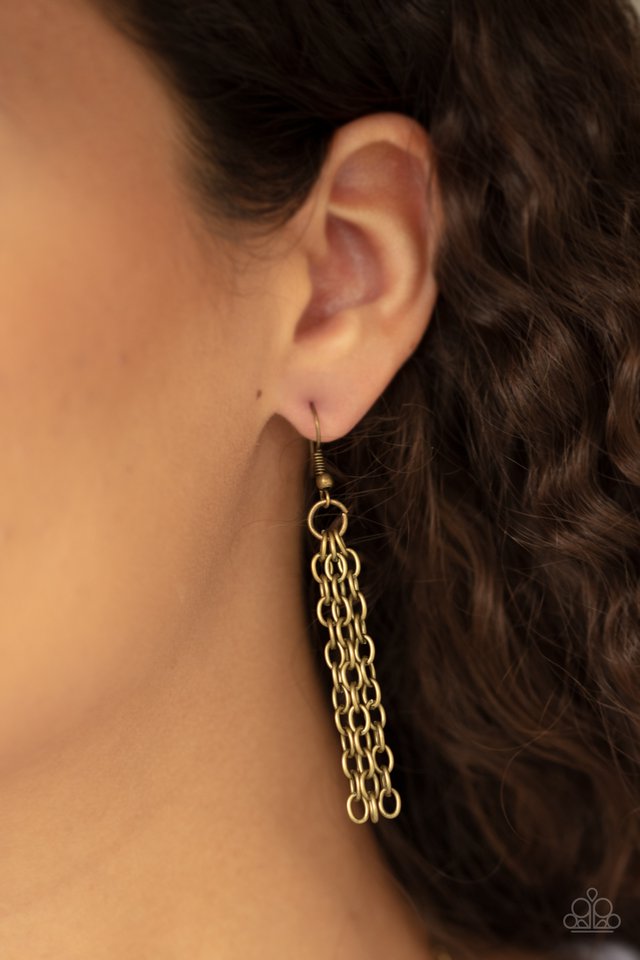 Paparazzi ♥ Well-Rooted - Brass ♥ Necklace