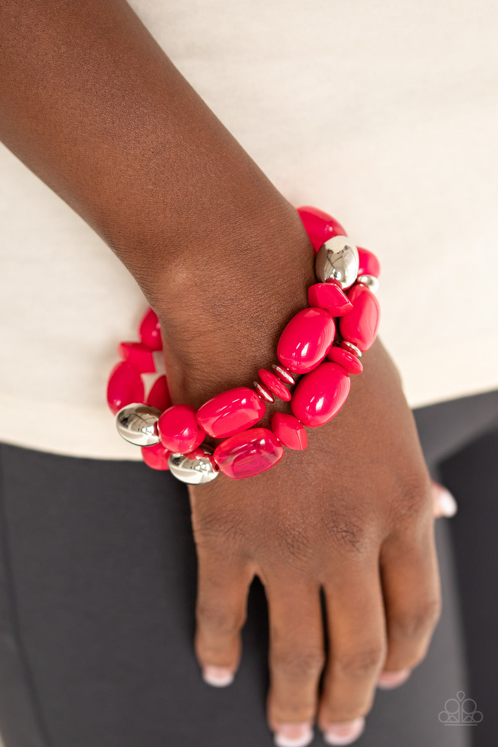 Paparazzi ♥ Fruity Flavor - Pink ♥ Bracelet