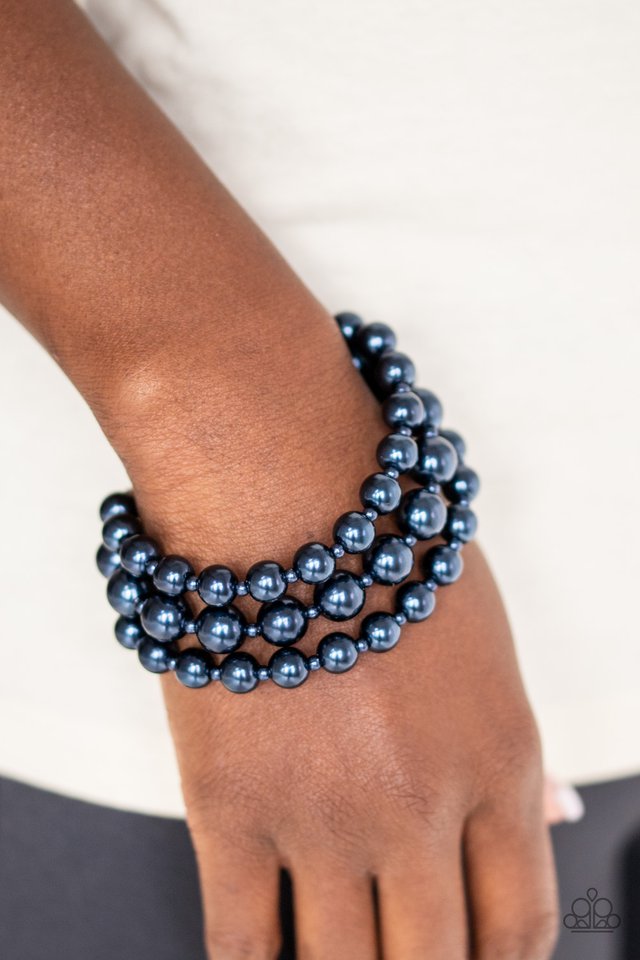 Paparazzi ♥ Total PEARL-fection - Blue ♥ Bracelet