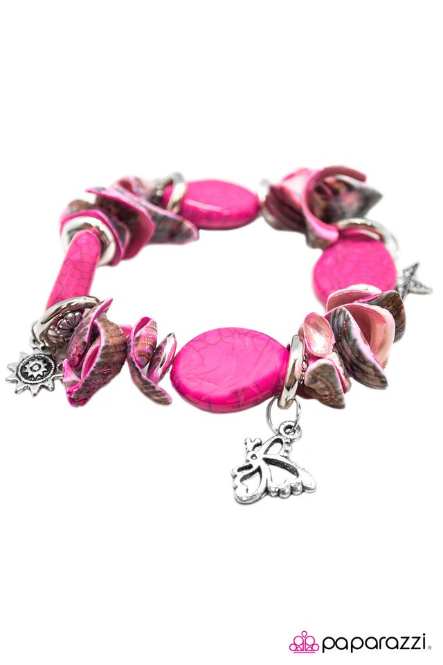 Paparazzi ♥ Shell We Dance? - Pink Bracelet ♥ Bracelet