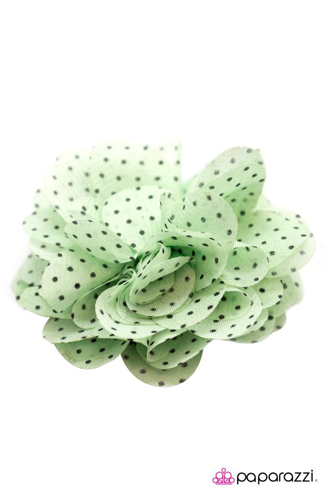 Paparazzi ♥ Work Hard, Play Hard - Green ♥ Hair Clip
