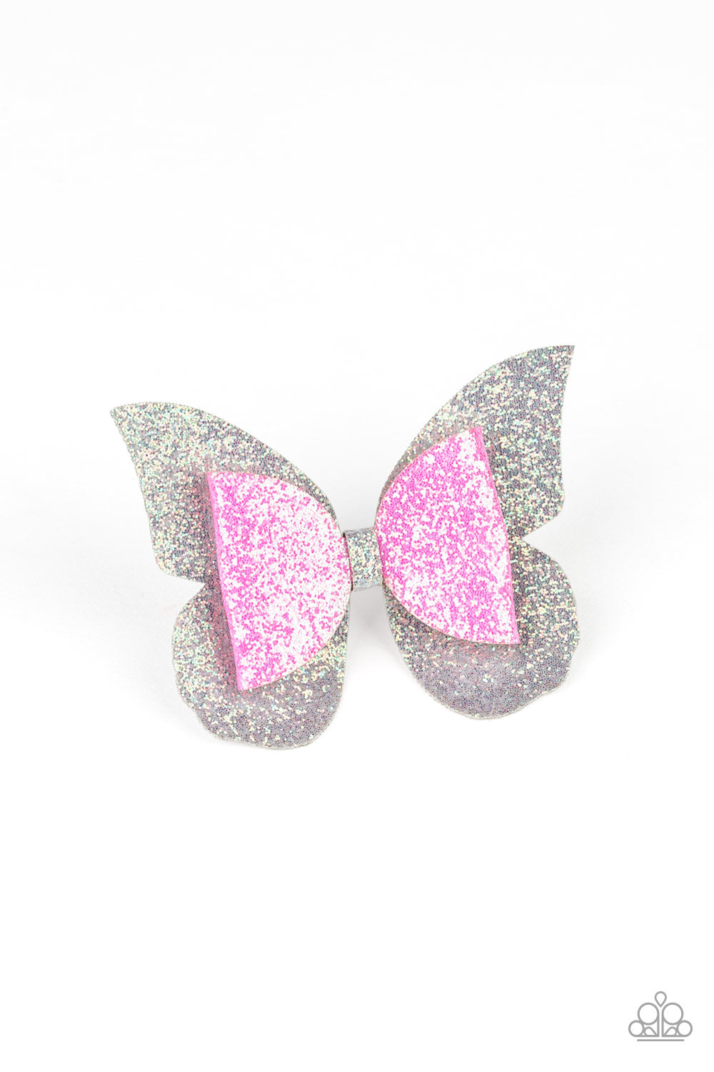 Paparazzi ♥ Butterfly Bouquet - Silver ♥ Hair Clip