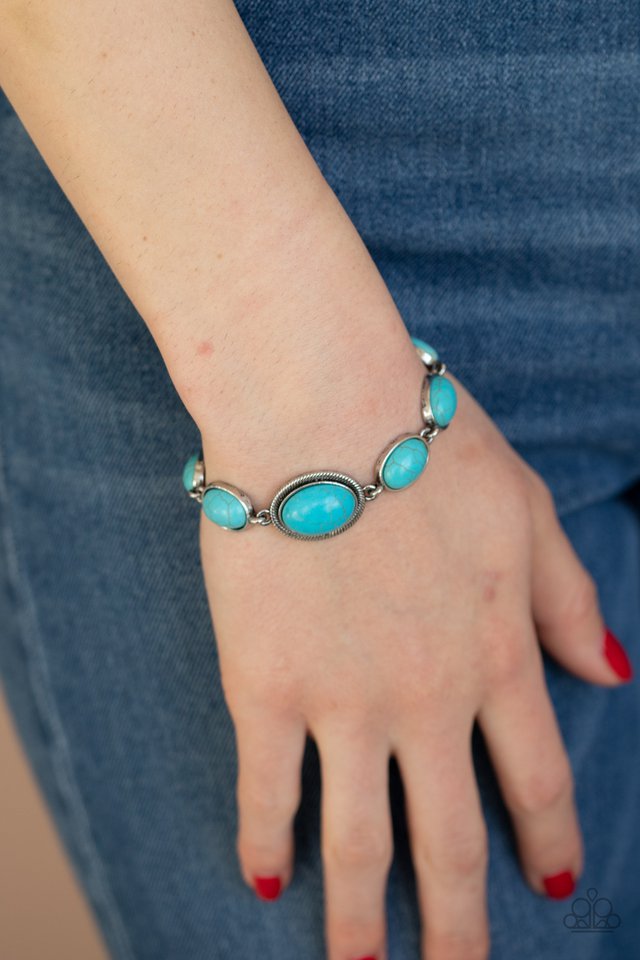 Paparazzi ♥ Serene Stonework - Blue ♥ Bracelet