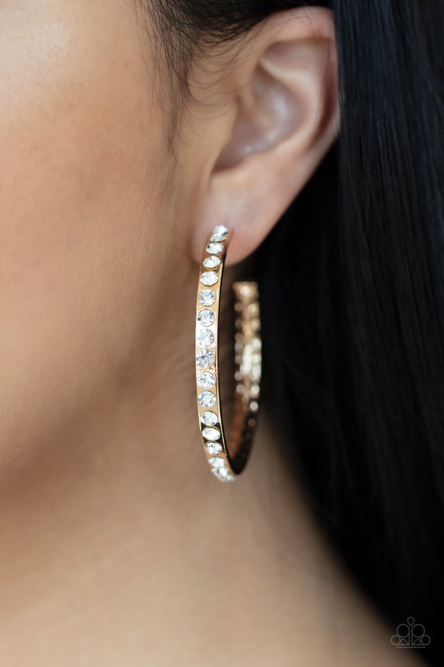 Paparazzi ♥ Global Gleam - Gold ♥ Earrings