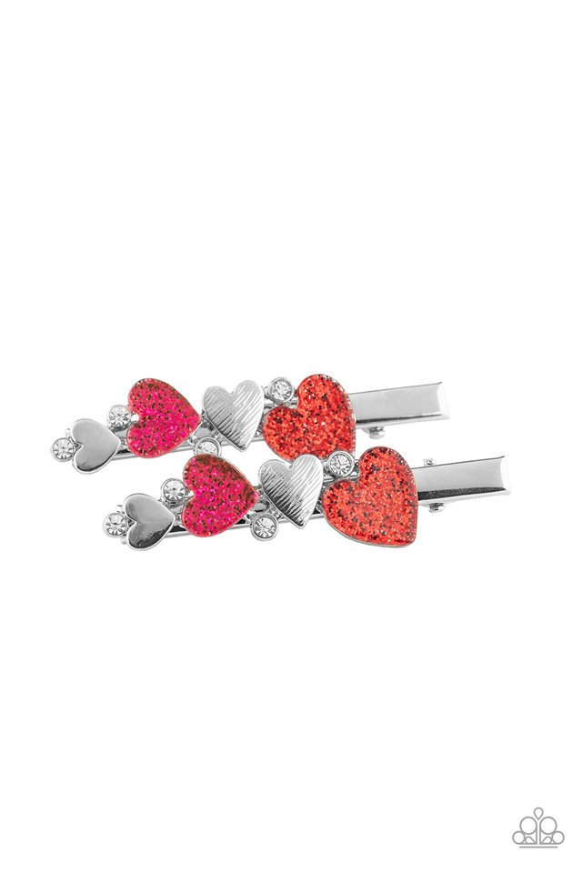 Paparazzi ♥ Heart Shocker - Multi ♥ Hair Clip