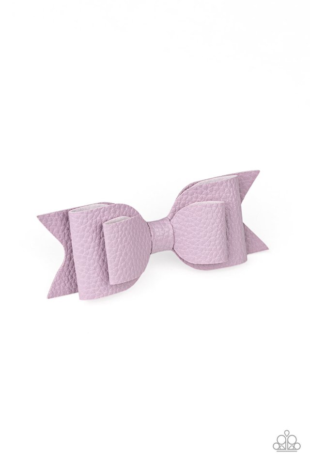 Paparazzi ♥ BOW Wow Wow - Purple ♥ Hair Clip
