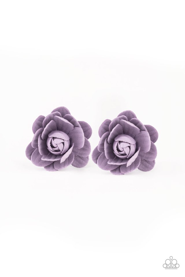 Paparazzi ♥ Beautifully Budding - Purple ♥ Hair Clip