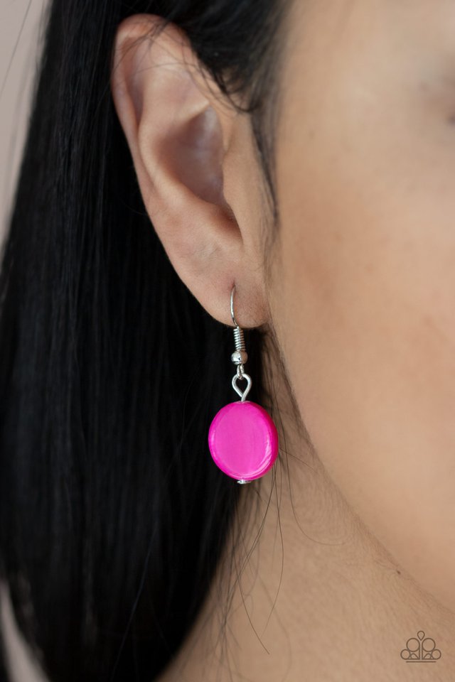 Paparazzi ♥ SHELL Your Soul - Pink ♥ Necklace
