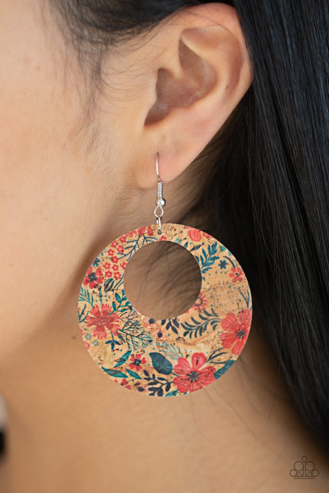 Paparazzi ♥ Put A Cork In It - Red ♥ Earrings