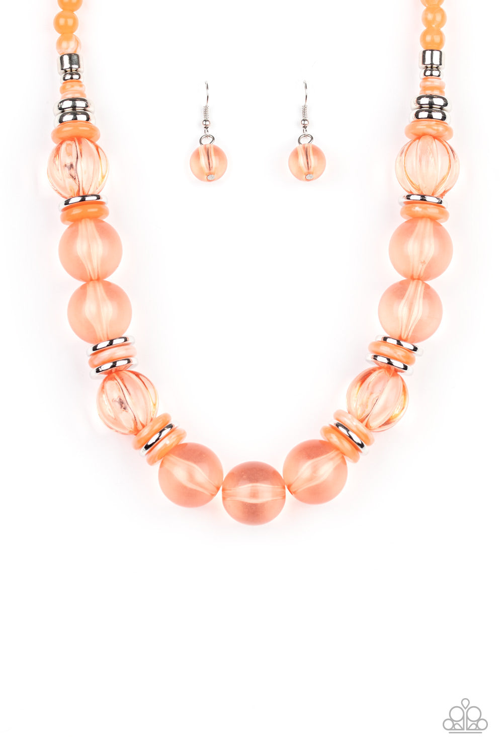 Paparazzi ♥ Bubbly Beauty Orange ♥ Necklace – LisaAbercrombie