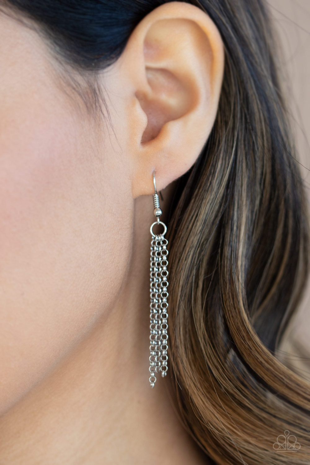 Paparazzi ♥ Wish Upon a ROCK STAR - Silver ♥ Necklace