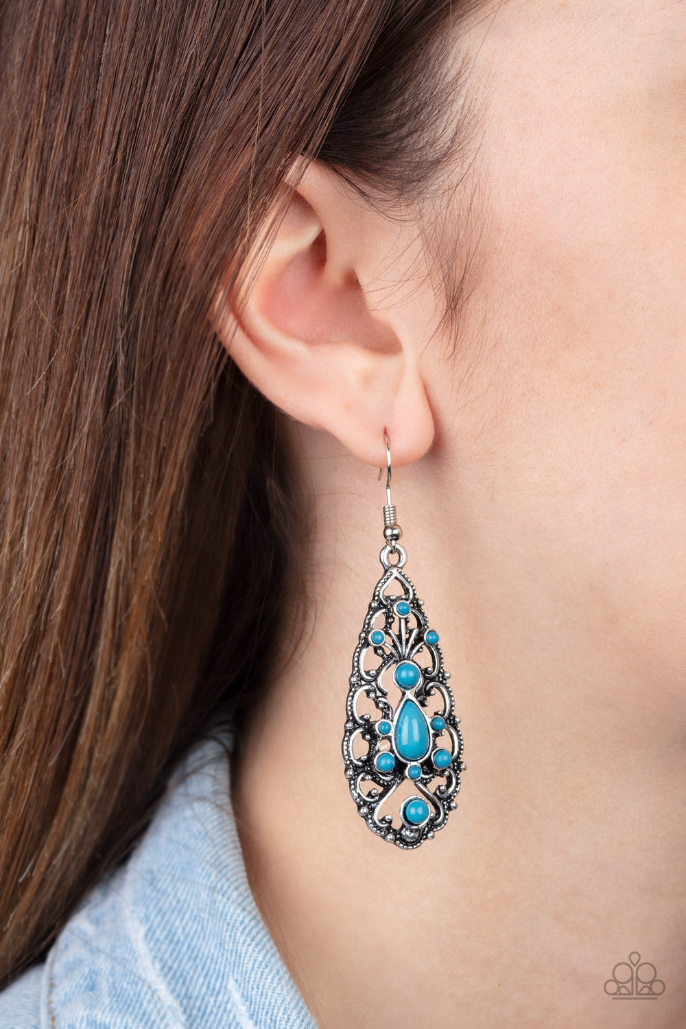 Paparazzi ♥ Fantastically Fanciful - Blue ♥ Earrings