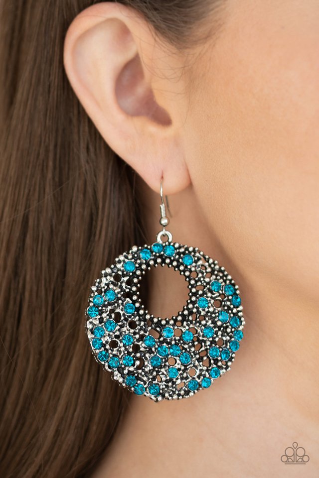 Paparazzi ♥ Starry Showcase - Blue ♥ Earrings