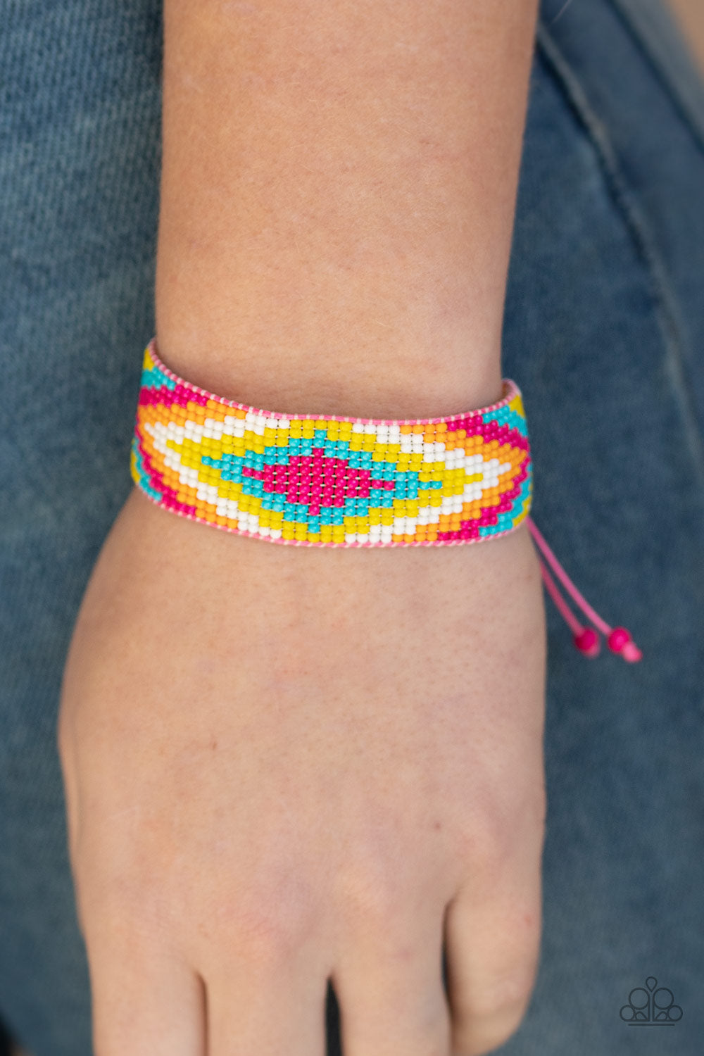 Paparazzi ♥ Beautifully Badlands - Pink ♥ Bracelet