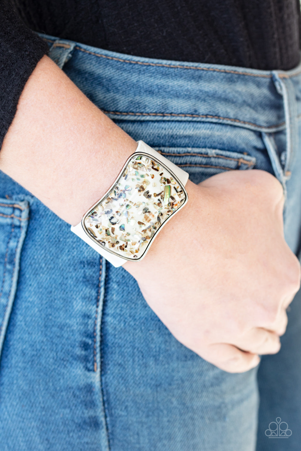 Paparazzi ♥ Twinkle Twinkle Little ROCK STAR - White ♥ Bracelet