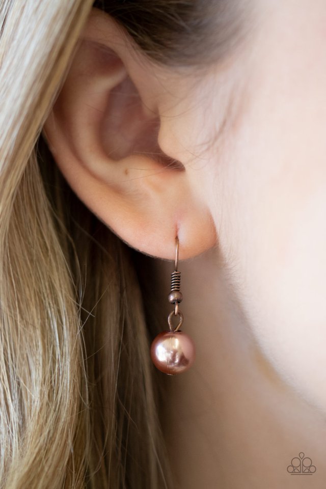 Paparazzi ♥ Abstract Elegance - Copper ♥ Necklace
