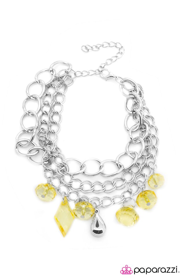 Paparazzi ♥ All Mine - Yellow ♥ Bracelet