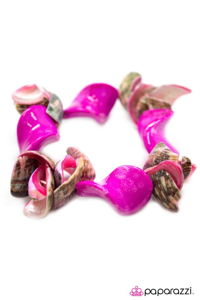 Paparazzi ♥ This Side of Paradise - Pink ♥ Bracelet