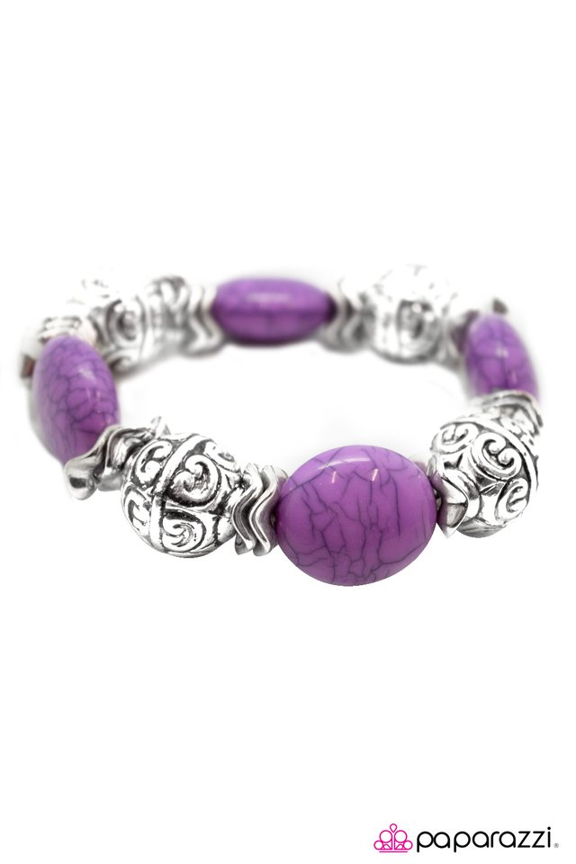 Paparazzi ♥ Cassiopeia - Purple ♥ Bracelet