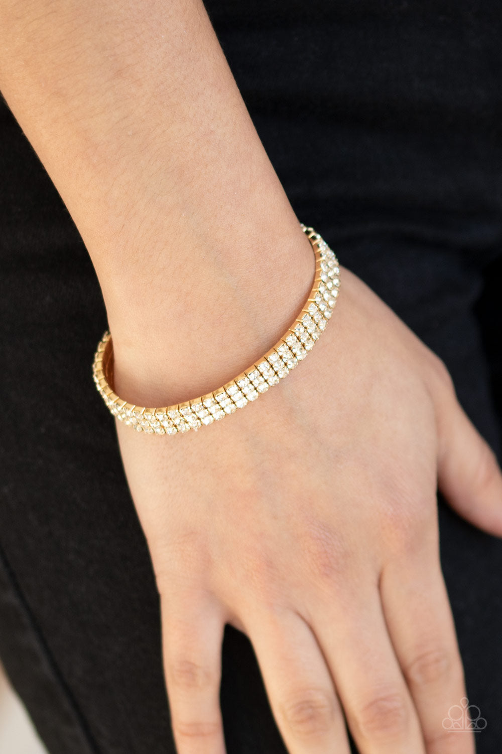 Paparazzi ♥ Stacked Deck - Gold ♥ Bracelet