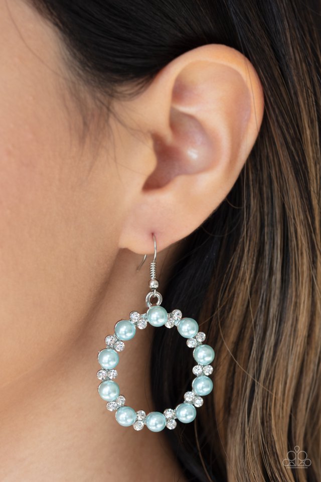 Paparazzi ♥ Symphony Sparkle - Blue ♥ Earrings