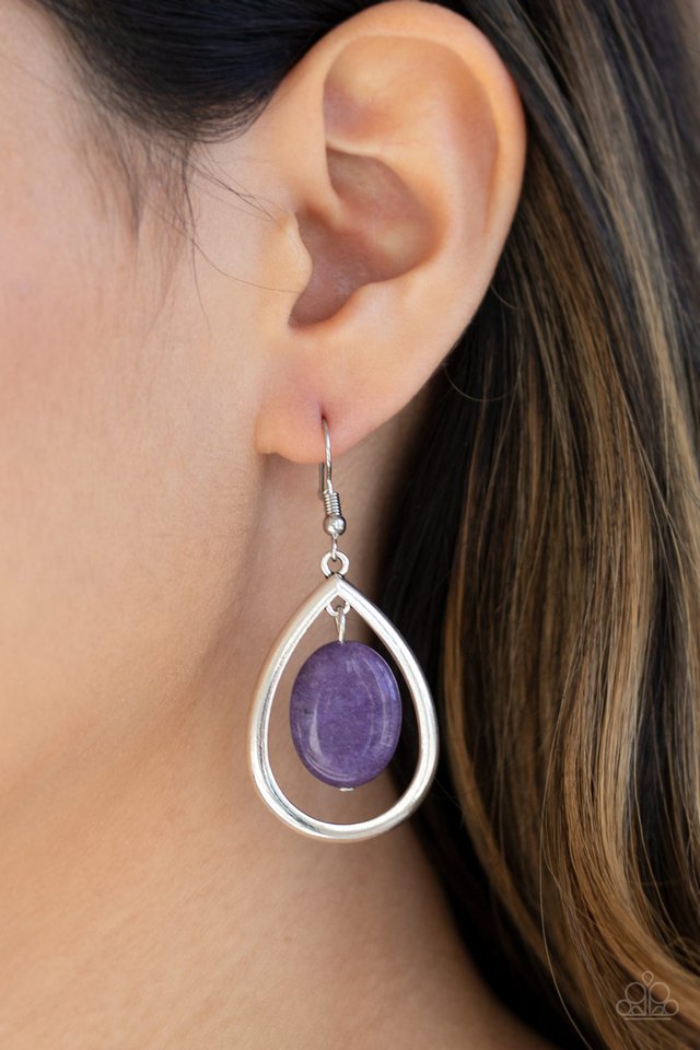 Paparazzi ♥ Seasonal Simplicity - Purple ♥ Earrings