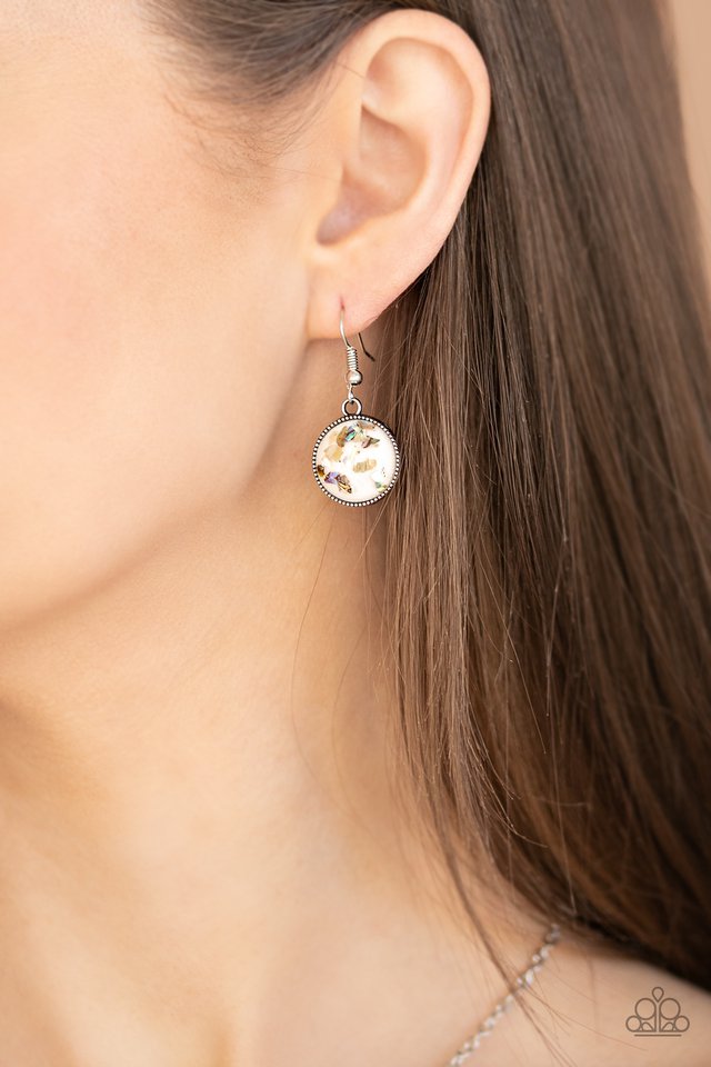 Paparazzi ♥ Confetti and Cocktails - White ♥ Necklace