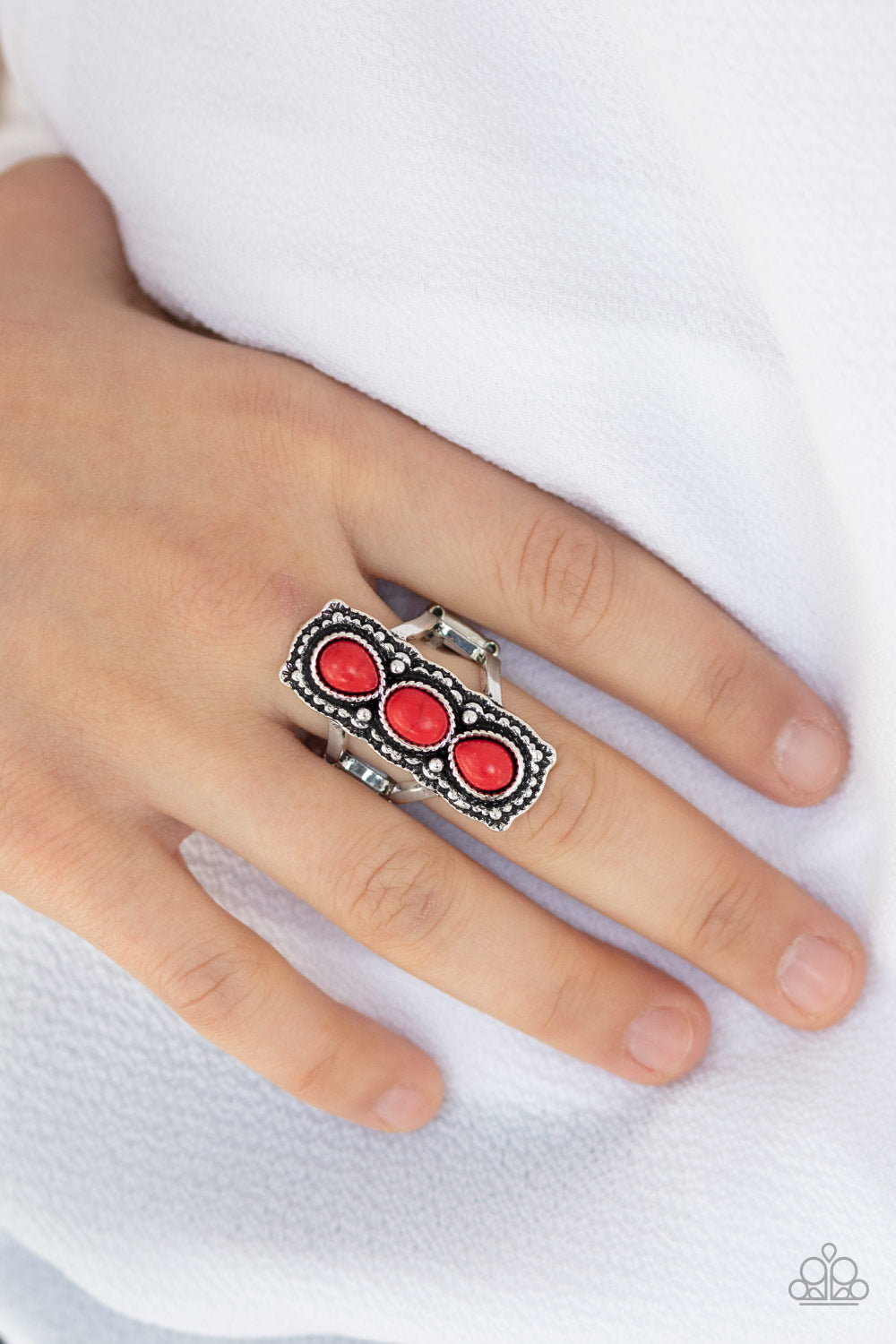 Paparazzi ♥ Desert Destiny - Red ♥ Ring