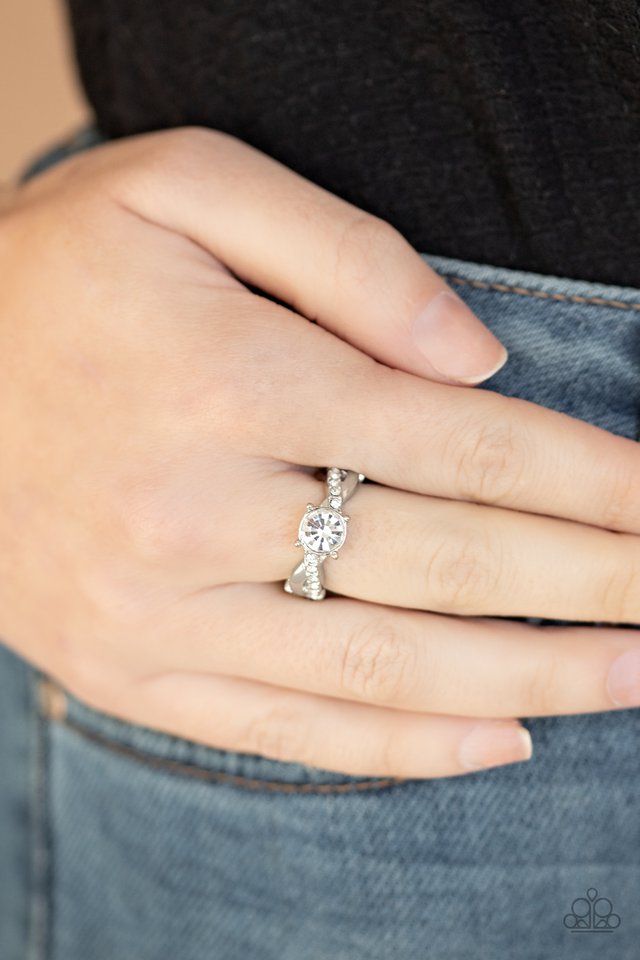 Paparazzi ♥ Prim and Proper - White ♥ Ring