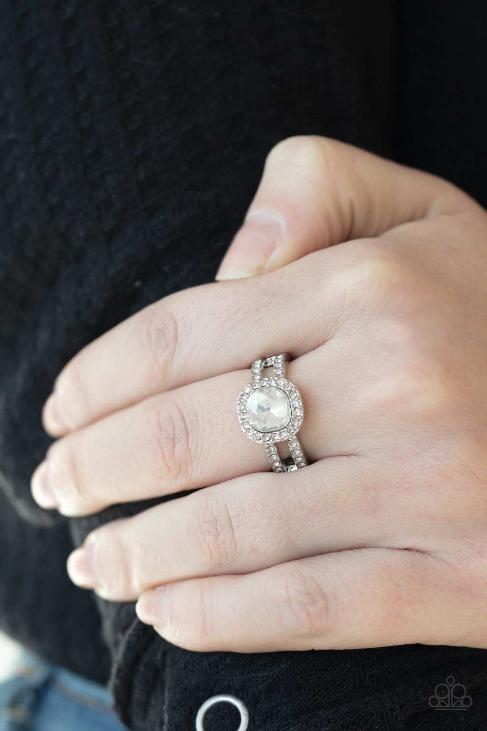 Paparazzi ♥ Countess Charm - White ♥ Ring