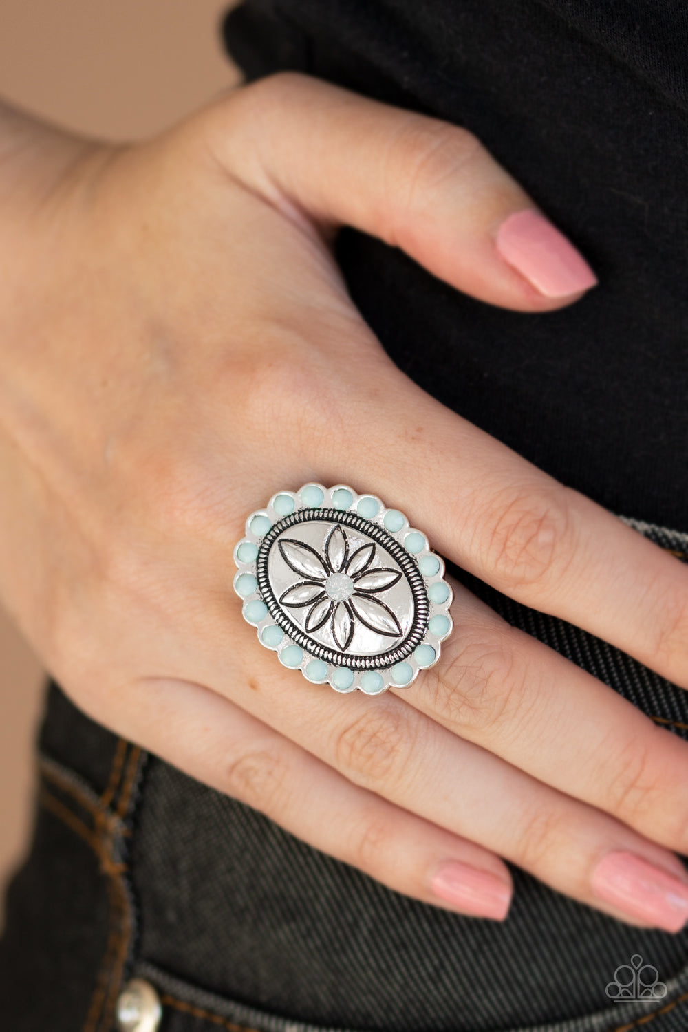 Paparazzi ♥ Garden Paradise - Blue ♥ Ring