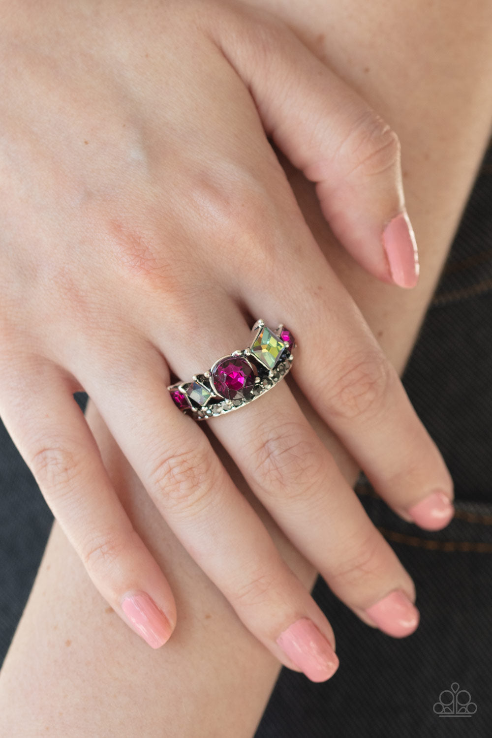 Paparazzi ♥ Champion Couture - Pink ♥ Ring