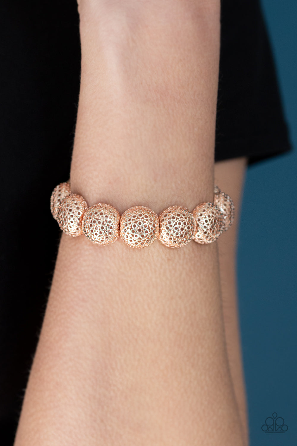 Paparazzi ♥ Obviously Ornate - Rose Gold ♥ Bracelet