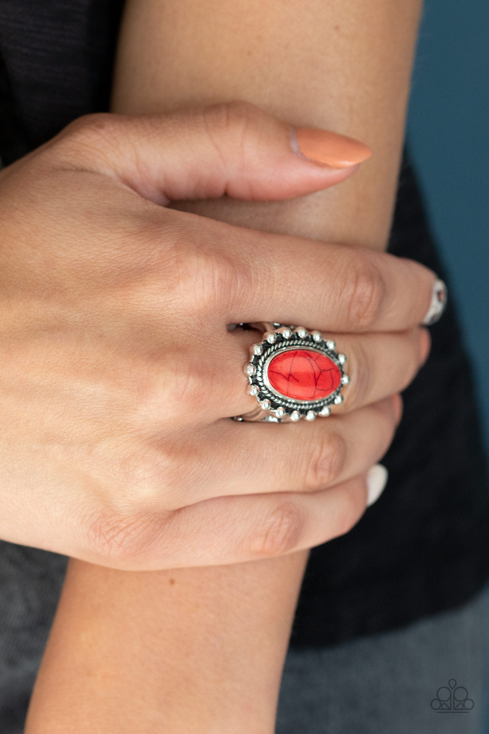 Paparazzi ♥ Mineral Movement - Red ♥ Ring