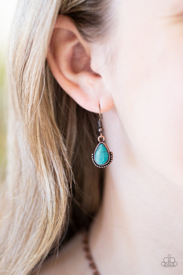 Paparazzi ♥ Stone Monument - Copper ♥ Necklace