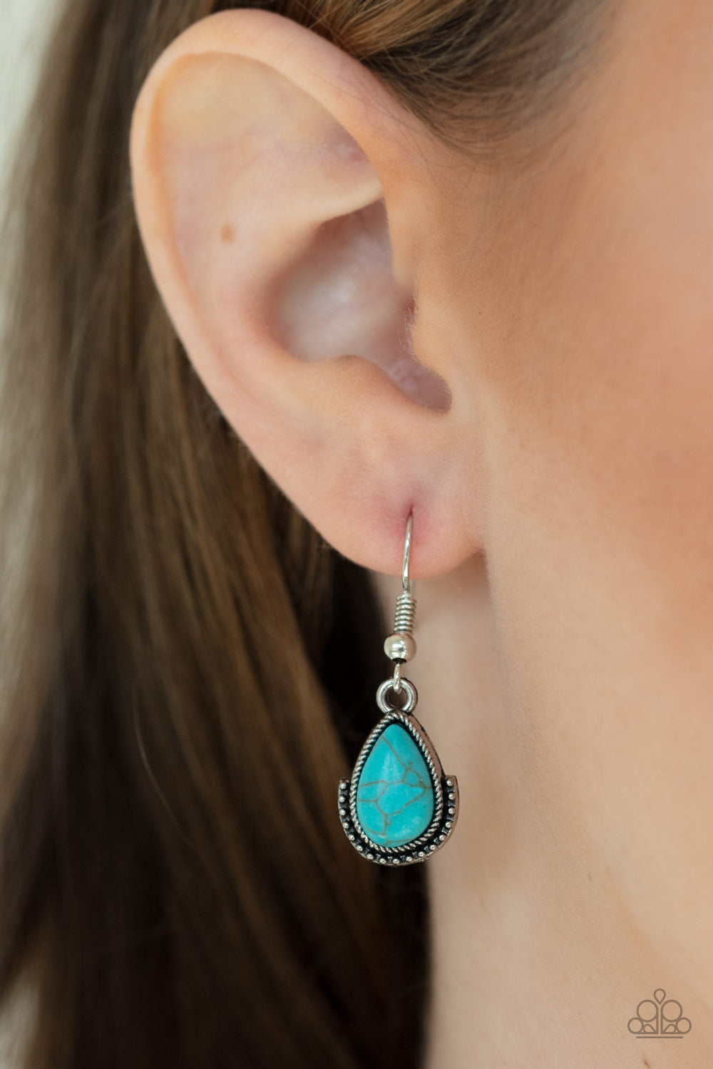 Paparazzi ♥ Stone Monument - Blue ♥ Necklace
