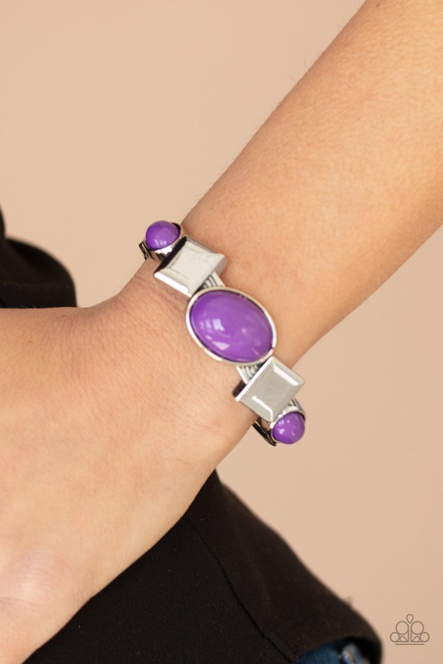Paparazzi ♥ Abstract Appeal - Purple ♥ Bracelet