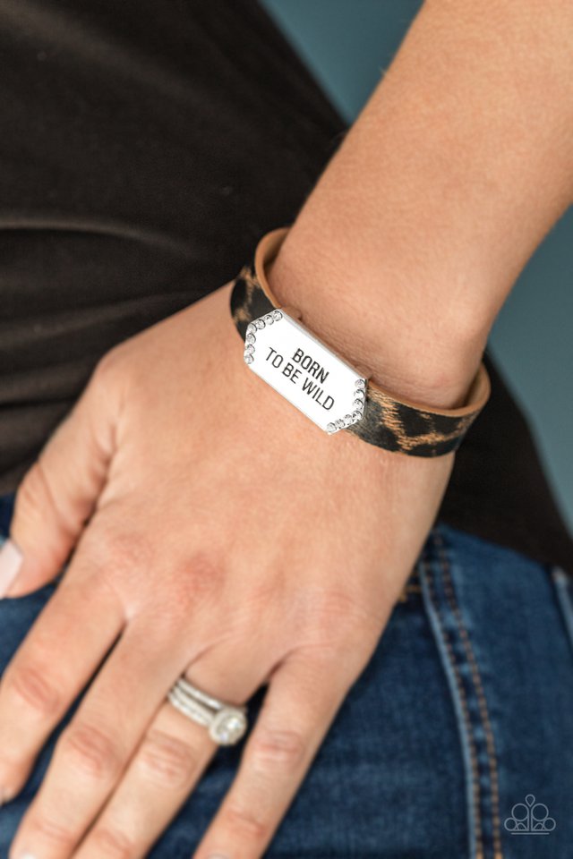 Paparazzi ♥ Born To Be Wild - Brown ♥ Bracelet